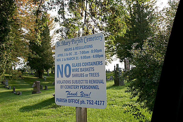 Saint Mary Parish Cemetery
